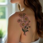 Birth Flower April Tattoos 00002