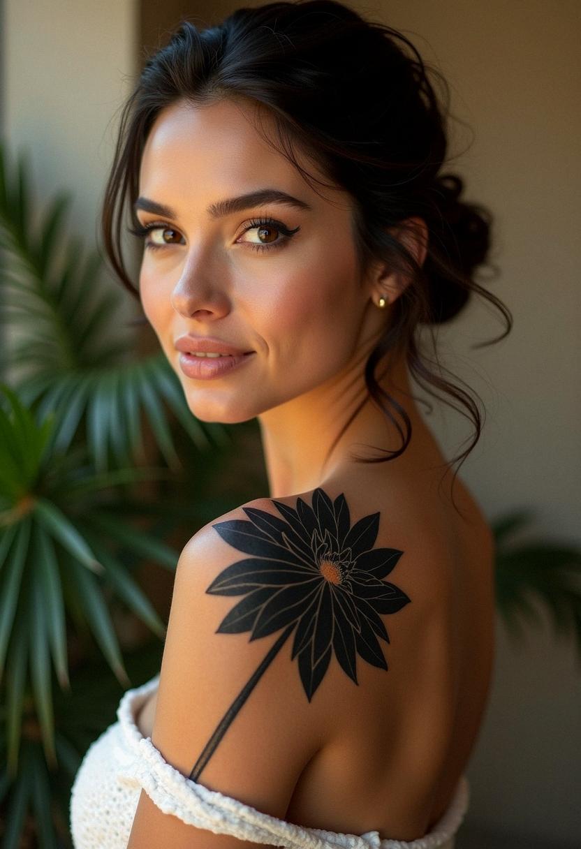 black dahlia tattoo