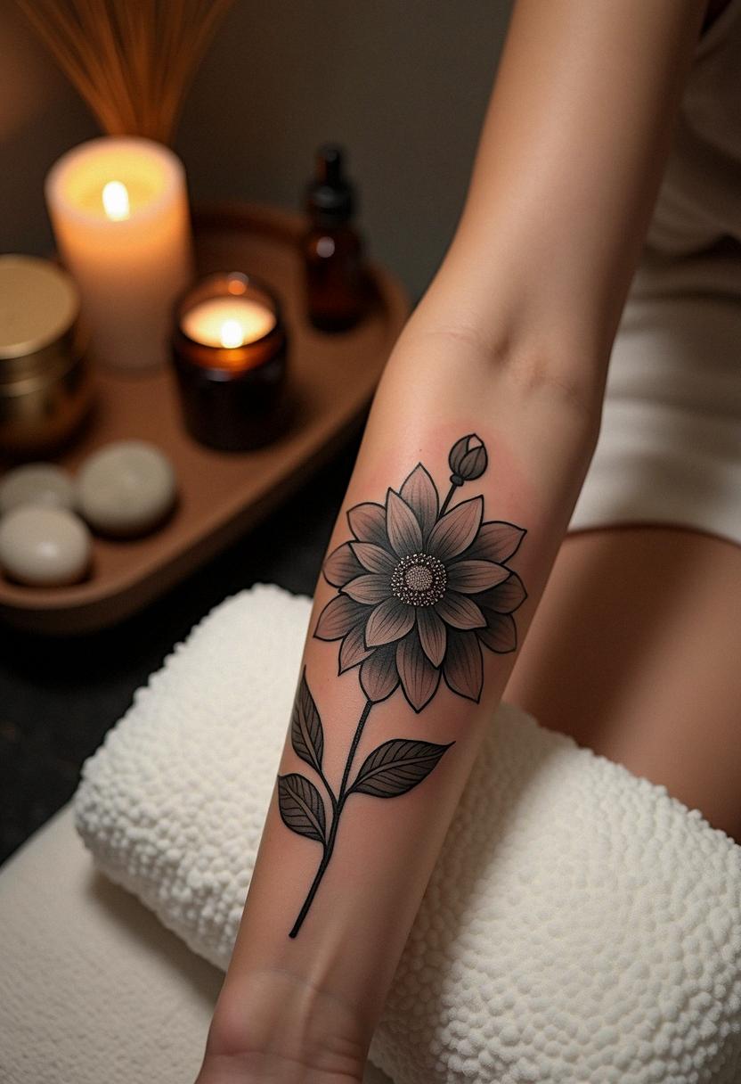 black dahlia tattoo