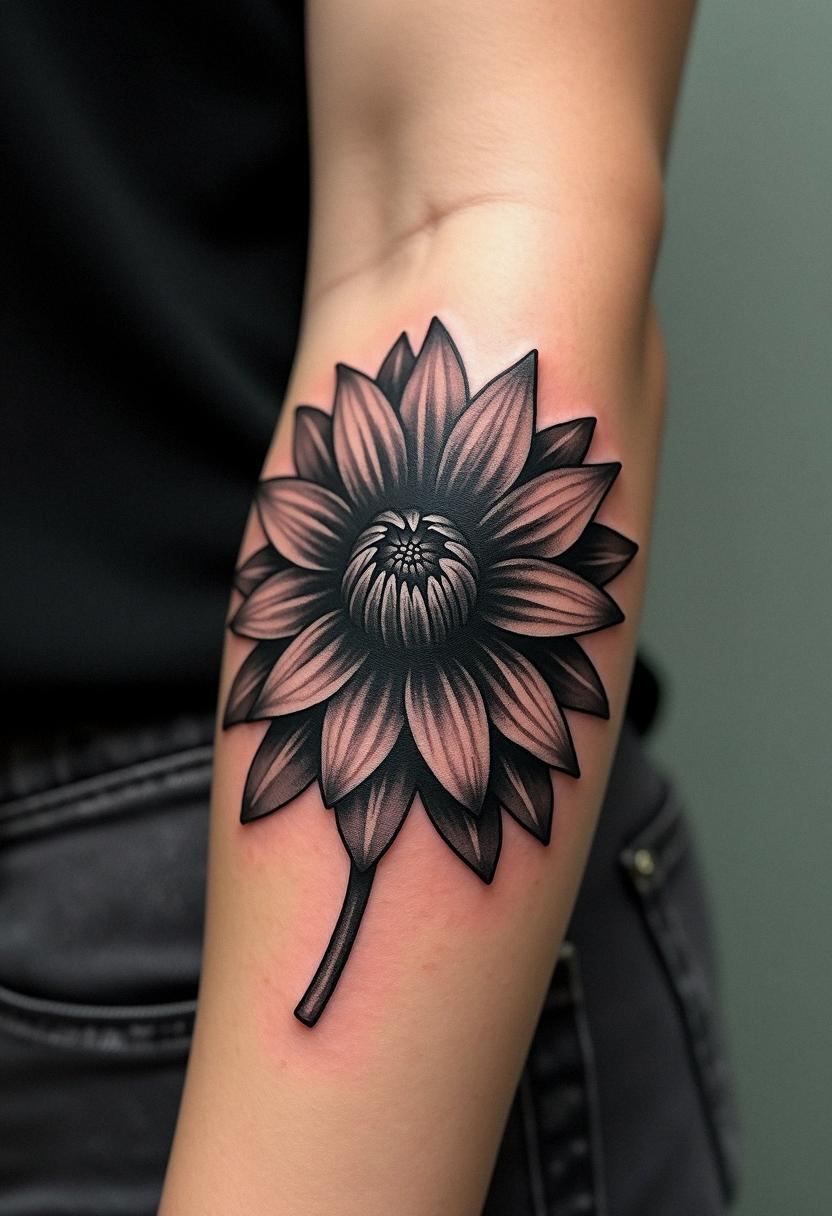 black dahlia tattoo