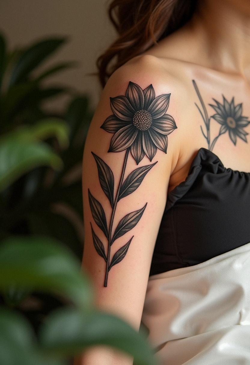 black dahlia tattoo