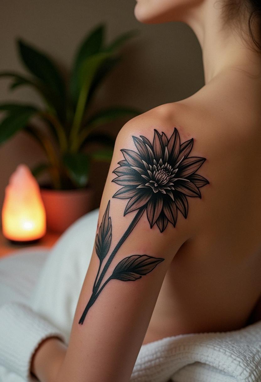 black dahlia tattoo
