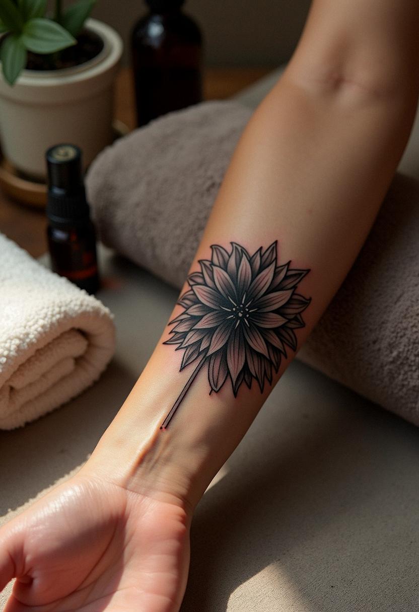 black dahlia tattoo