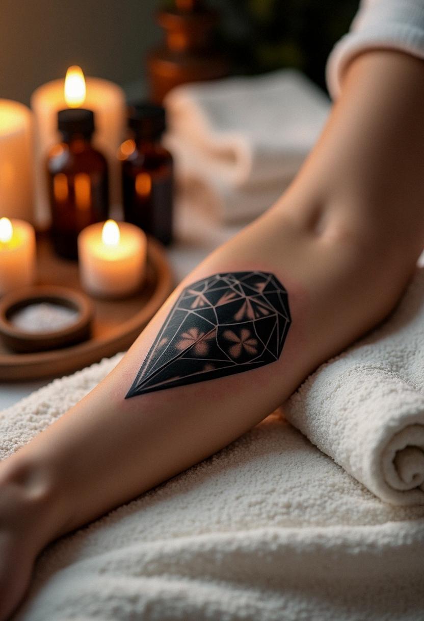 black diamond tattoo