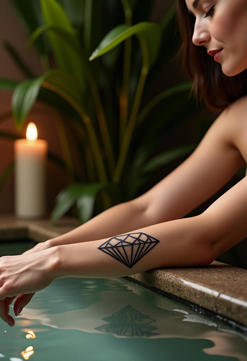 black diamond tattoo