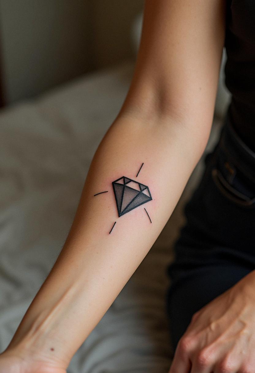 black diamond tattoo