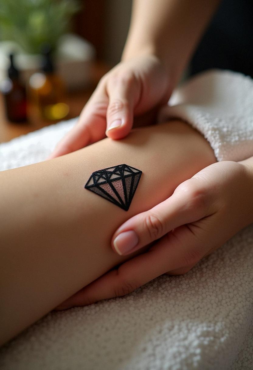 black diamond tattoo