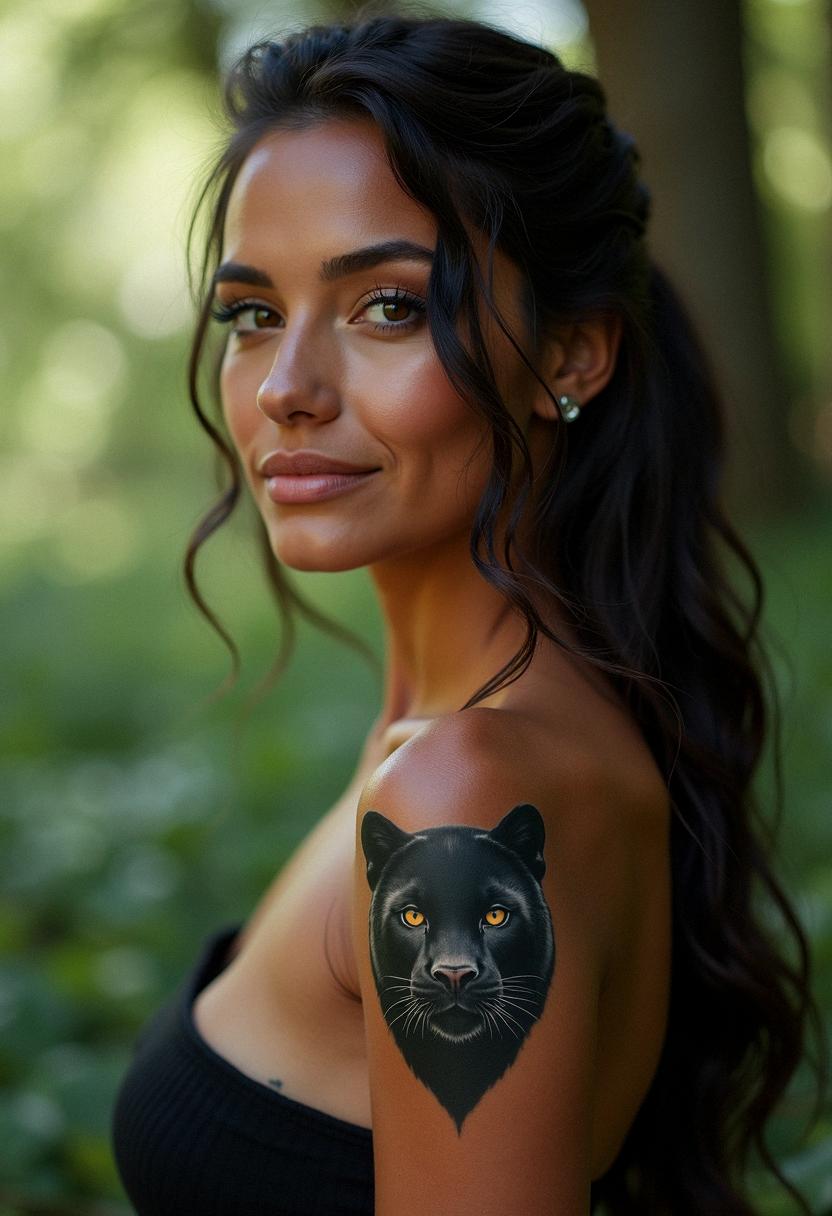 black panther tattoo meaning