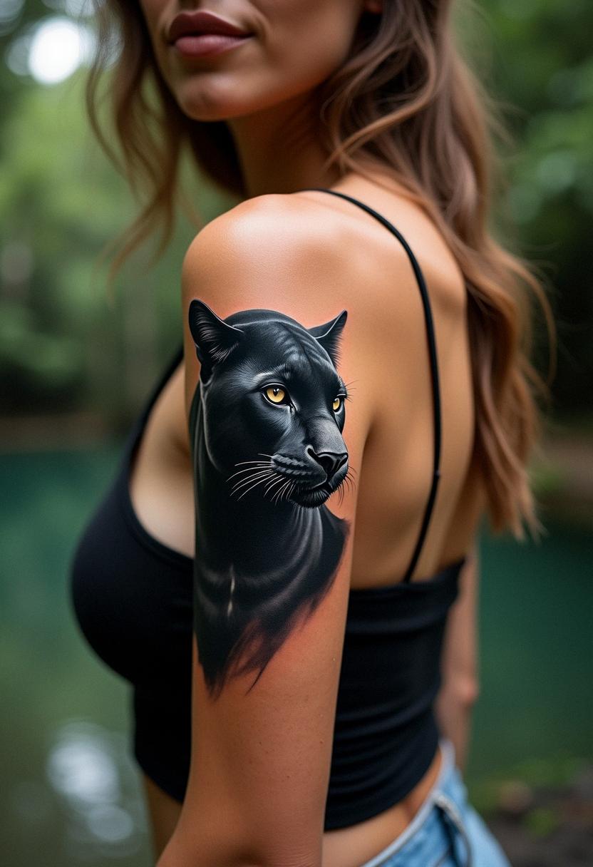 black panther tattoo meaning