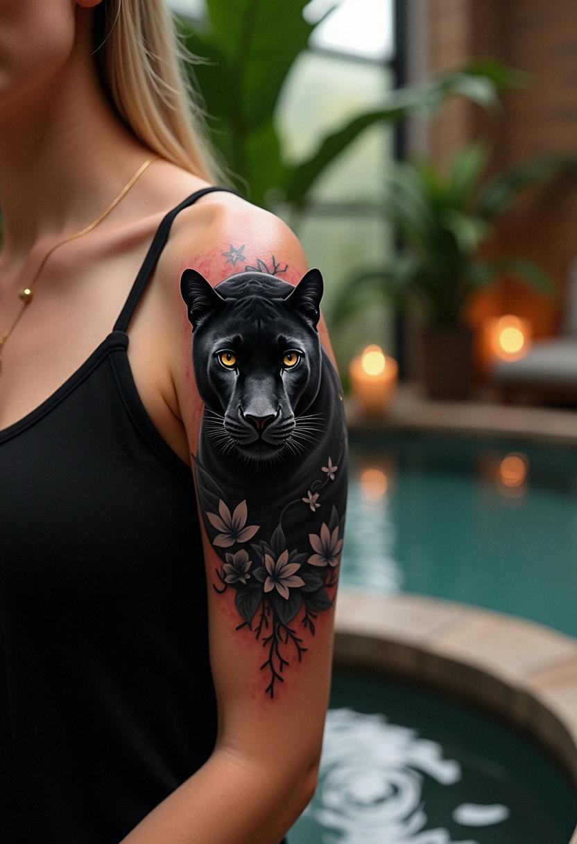 black panther tattoo meaning