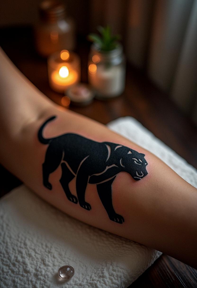 black panther tattoo meaning