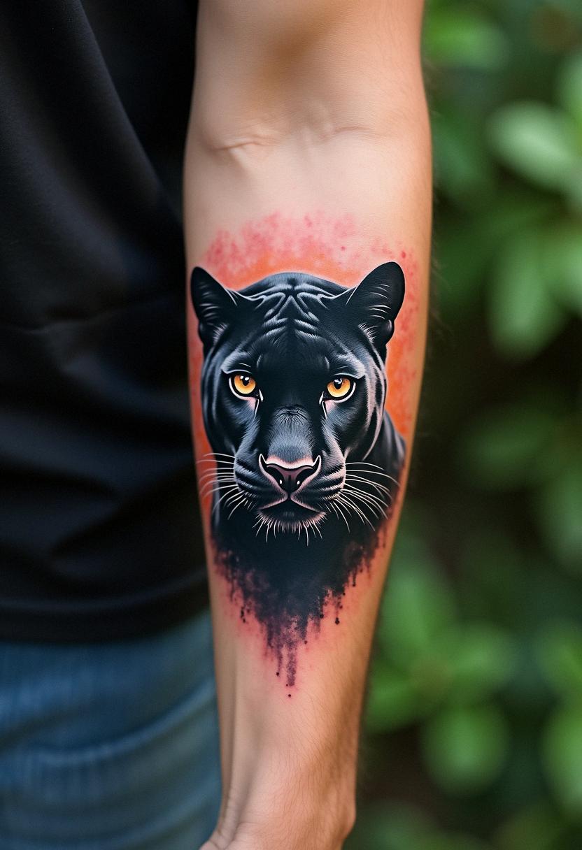 black panther tattoo meaning