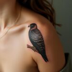 Blackhawk Bird Tattoo 00001