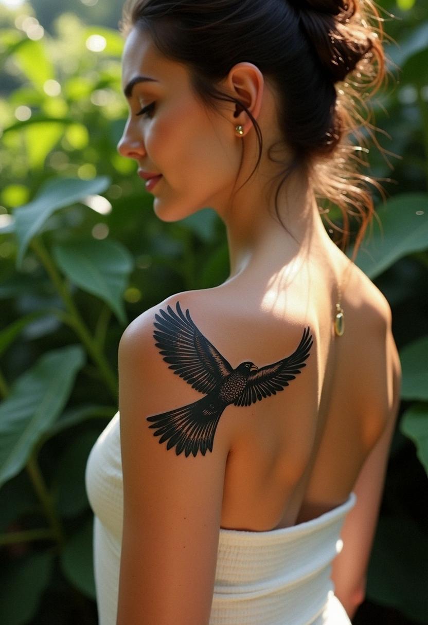 blackhawk bird tattoo
