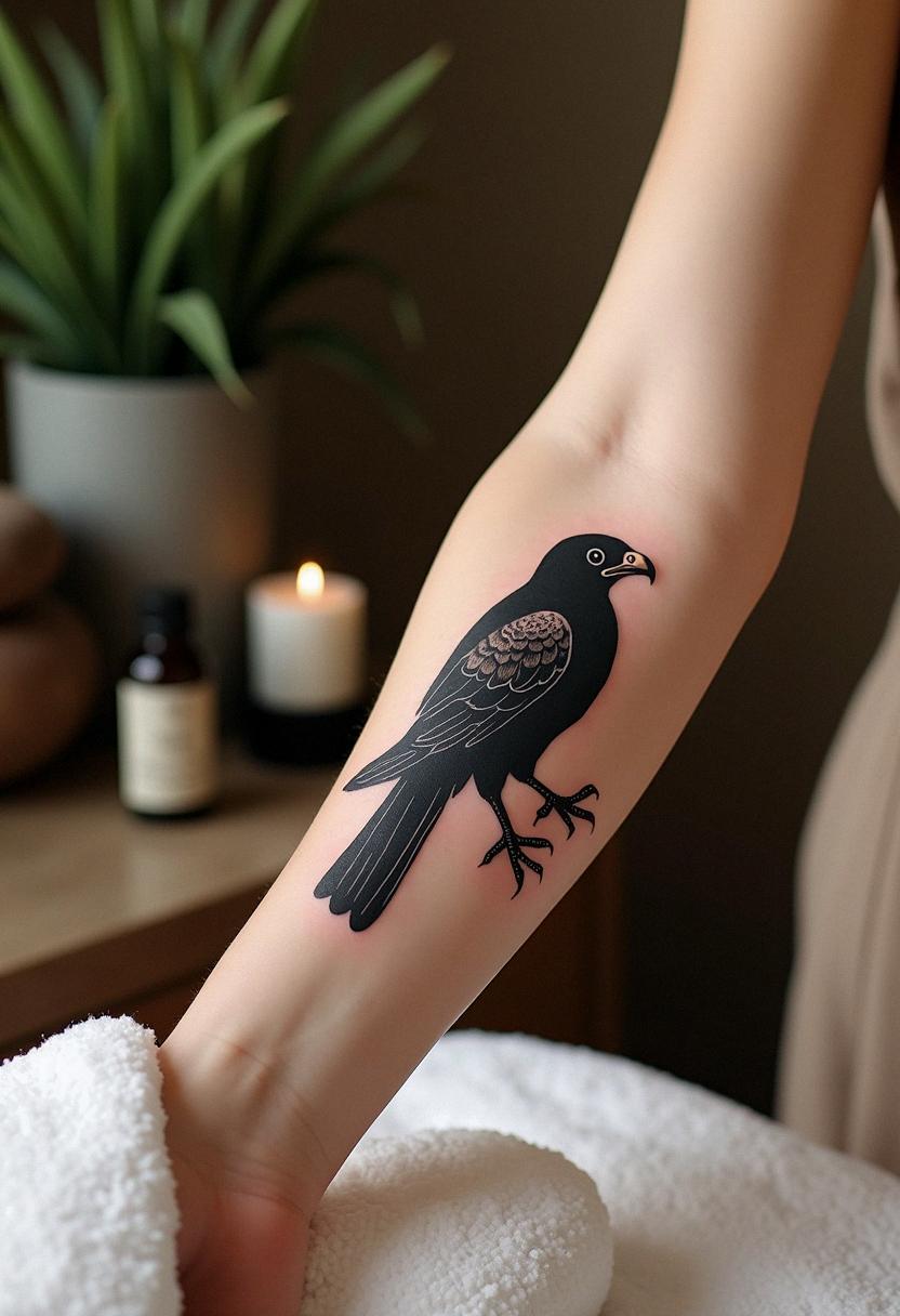blackhawk bird tattoo