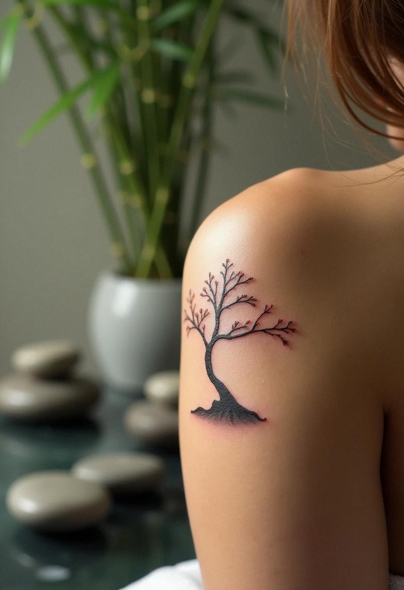 bonsai tree tattoo