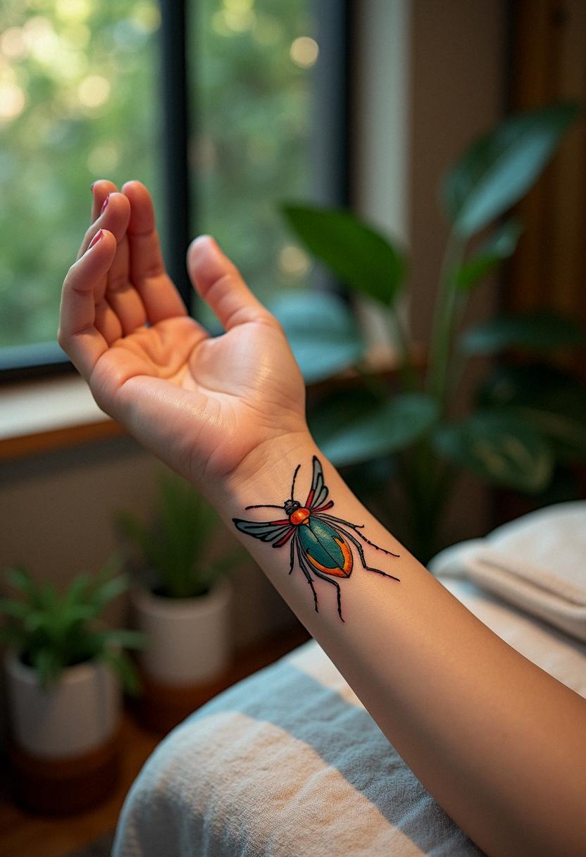 bug tattoo