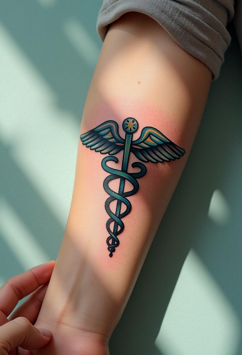 caduceus tattoo