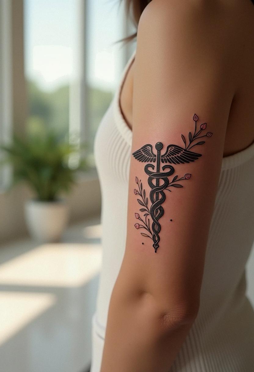 caduceus tattoo