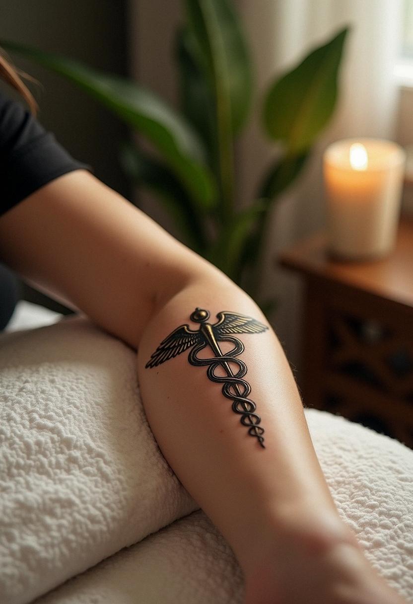 caduceus tattoo