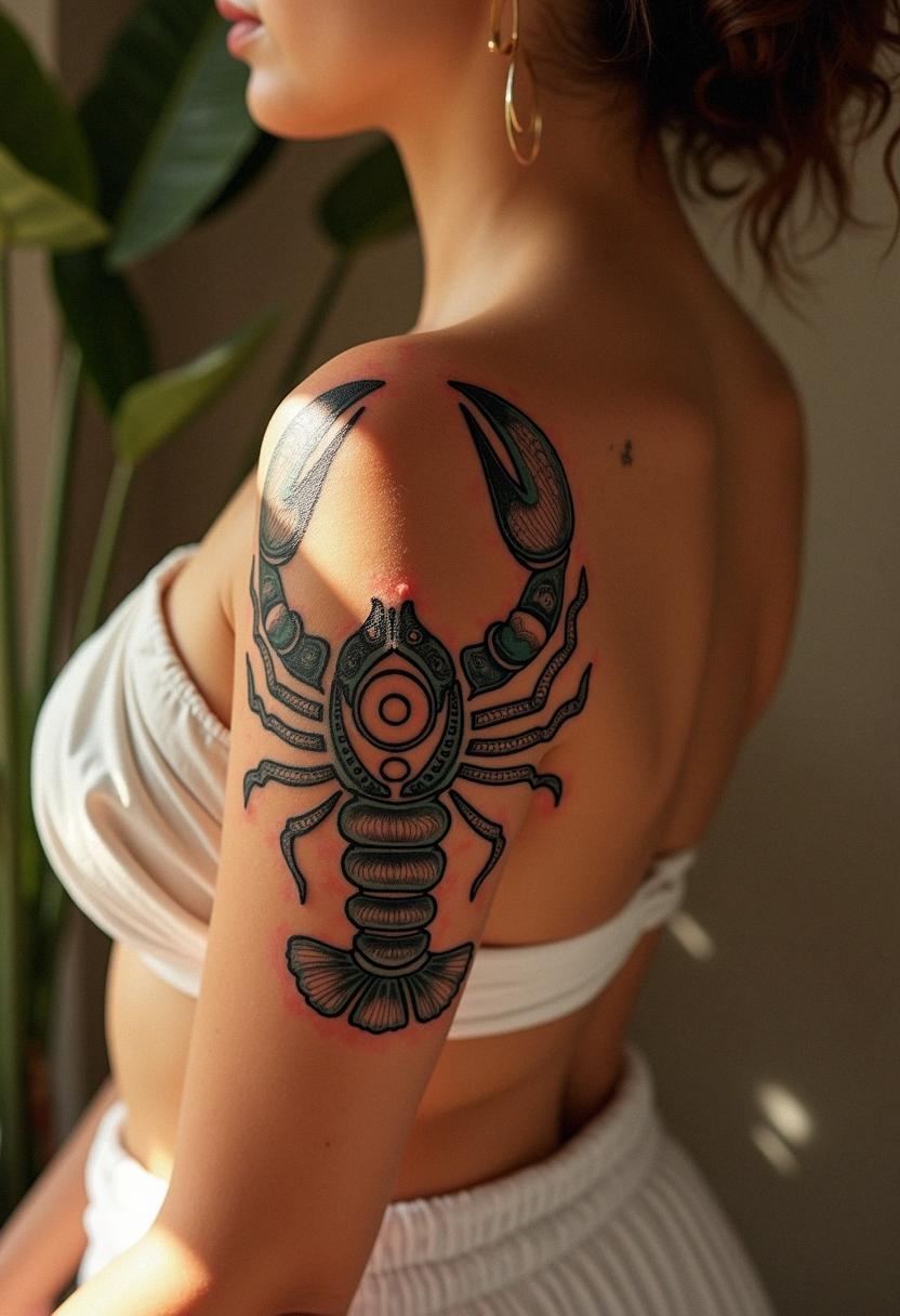 cancer sign tattoo