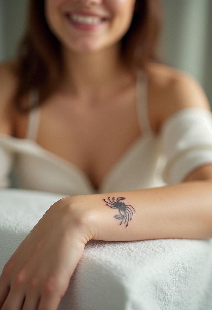 cancer sign tattoo