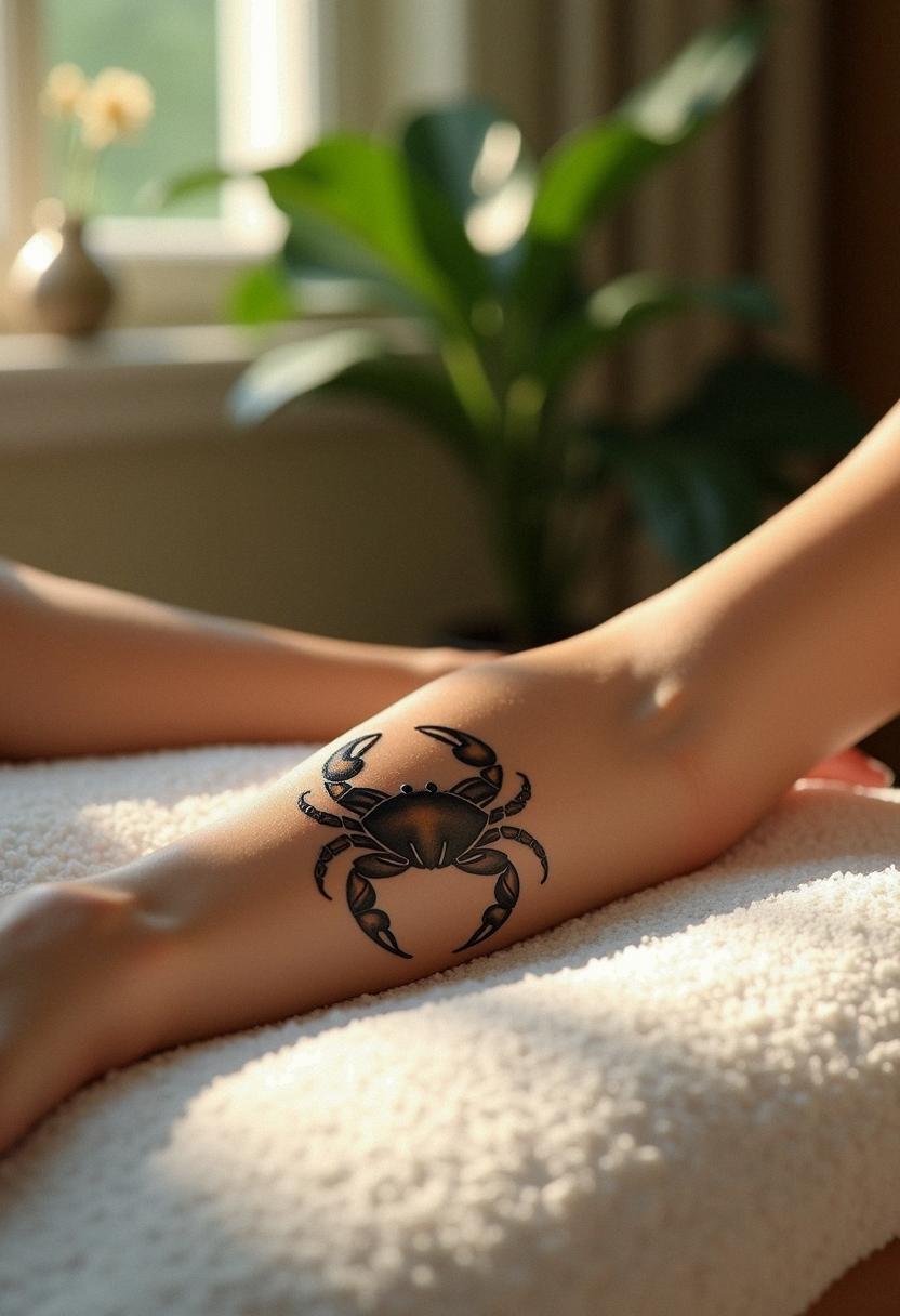cancer sign tattoo