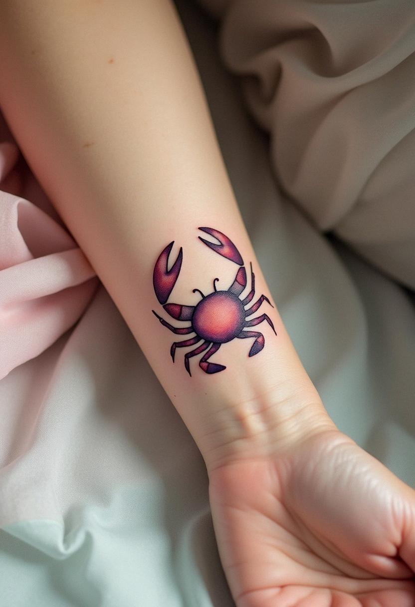 cancer sign tattoo