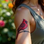 Cardinal Bird Tattoo 00001