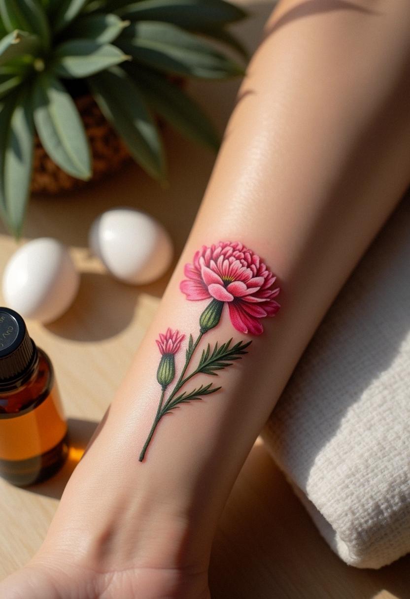 carnation tattoo