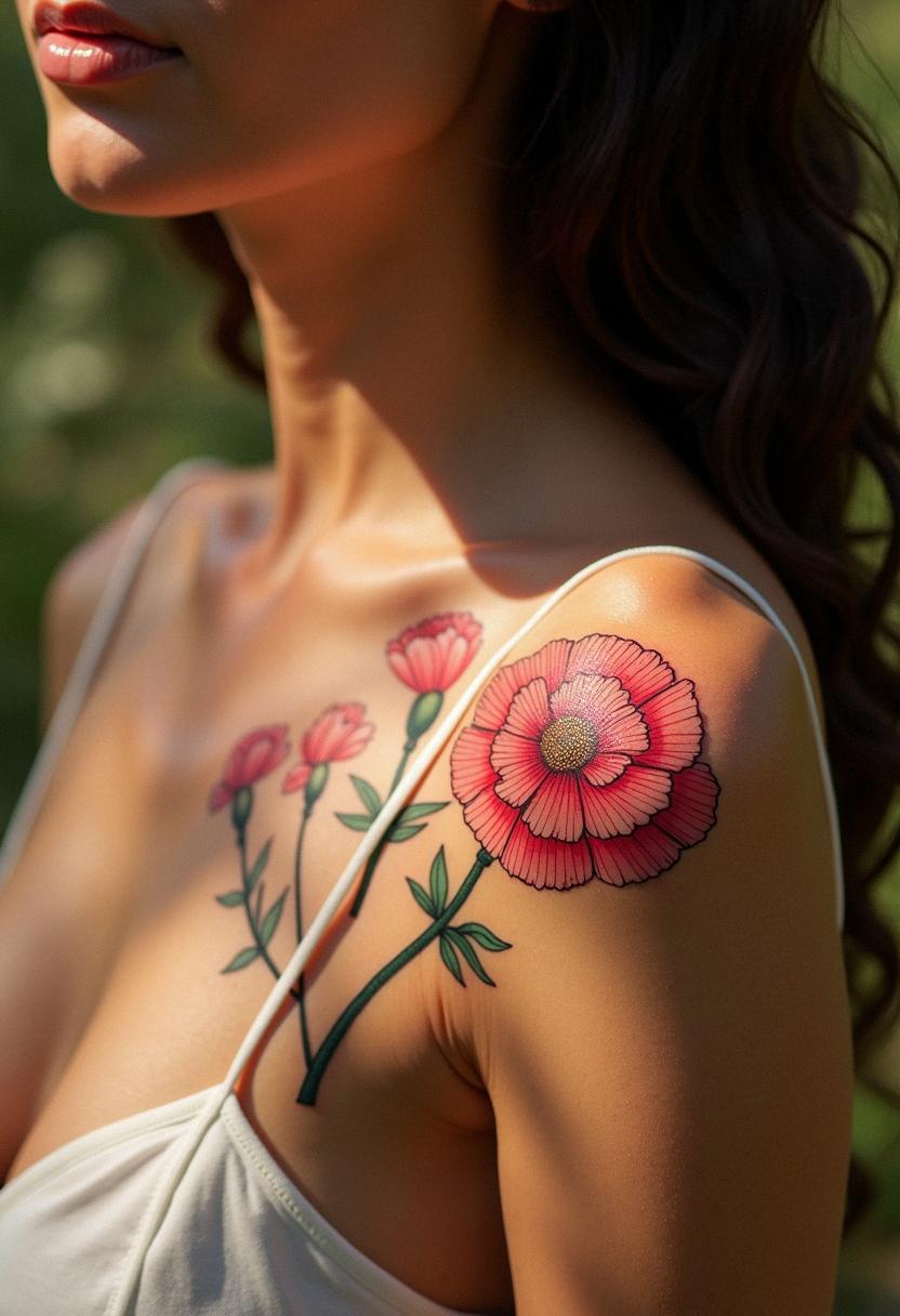 carnation tattoo