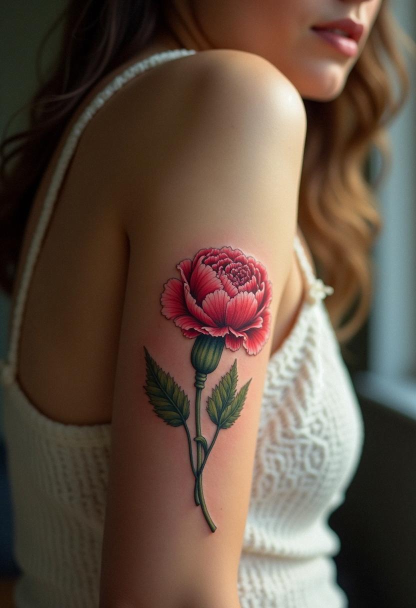 carnation tattoo