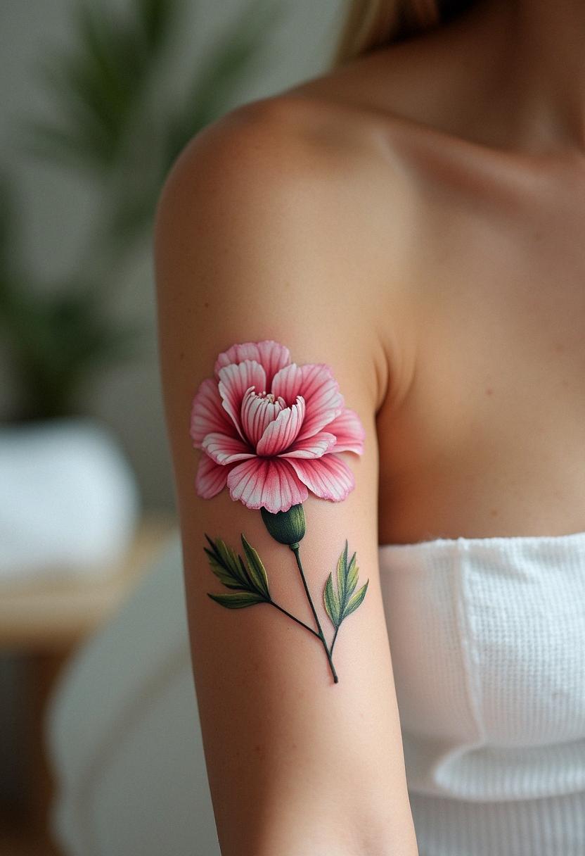 carnation tattoo