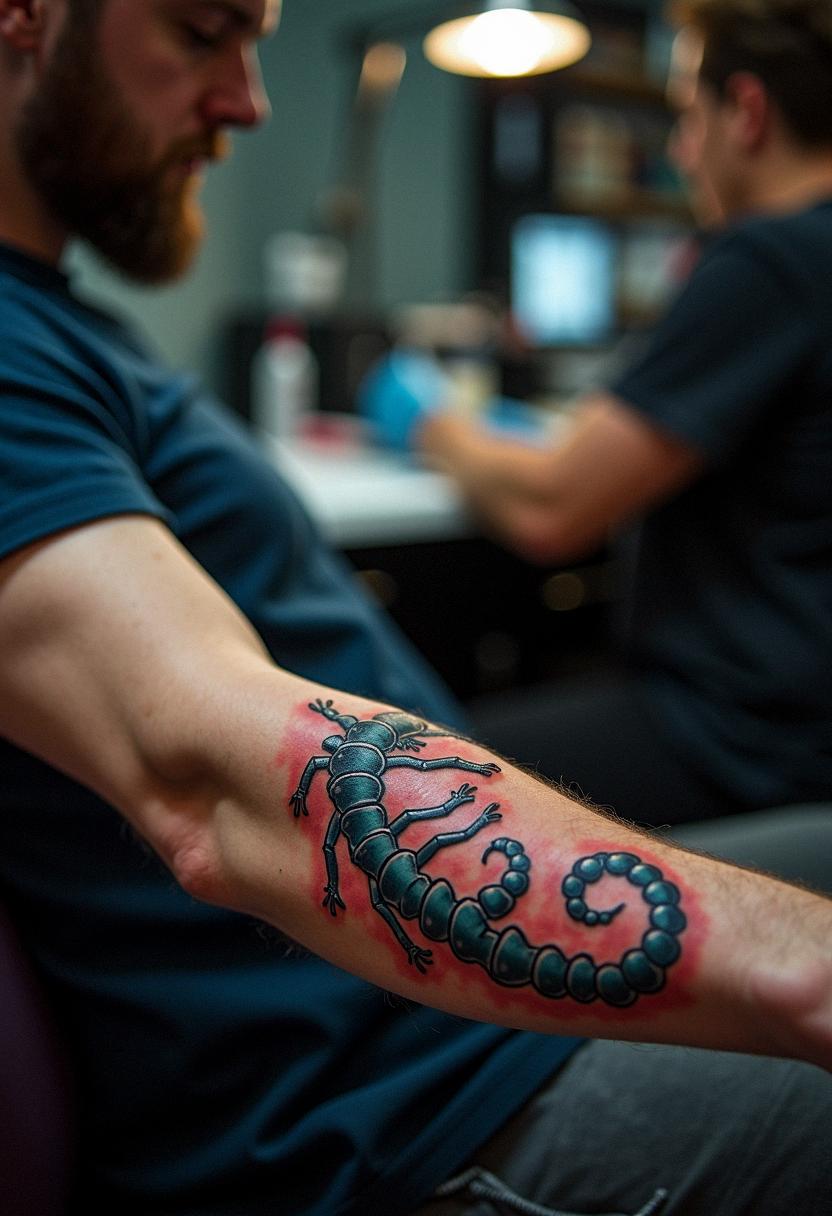 centipede tattoo