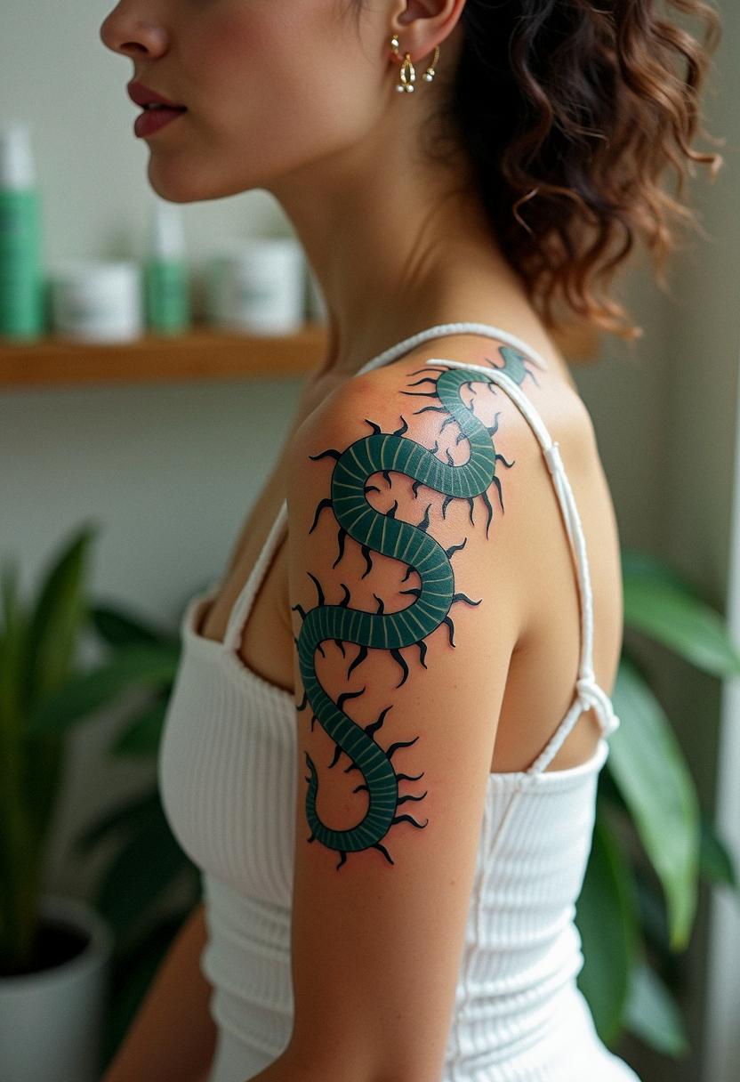 centipede tattoo