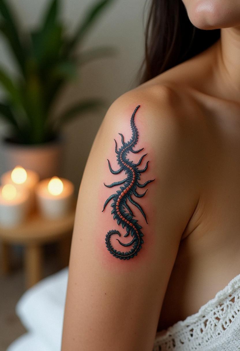 centipede tattoo
