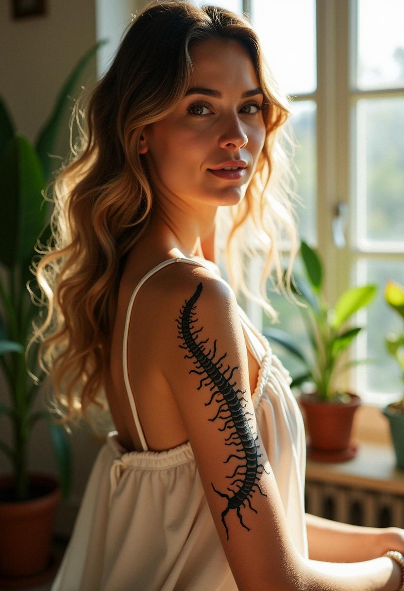centipede tattoo