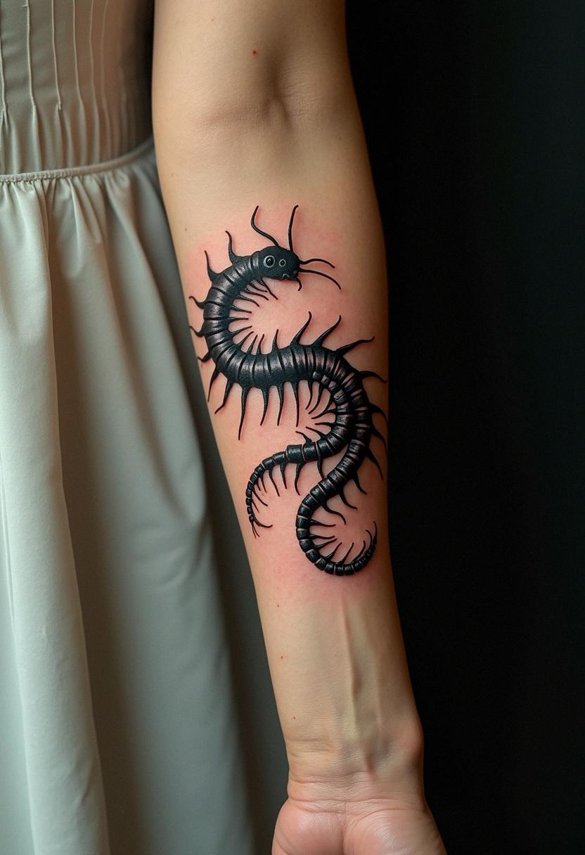 centipede tattoo