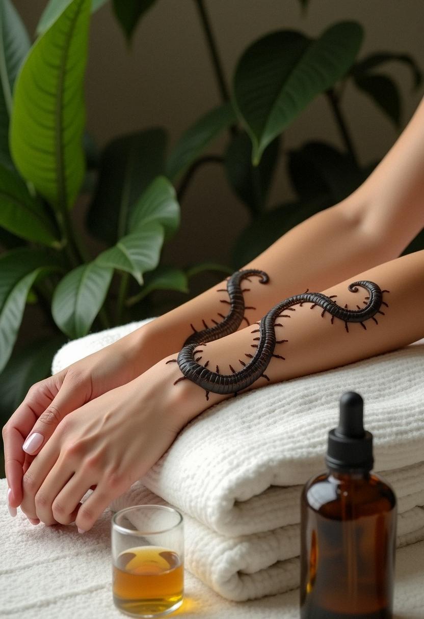 centipede tattoo
