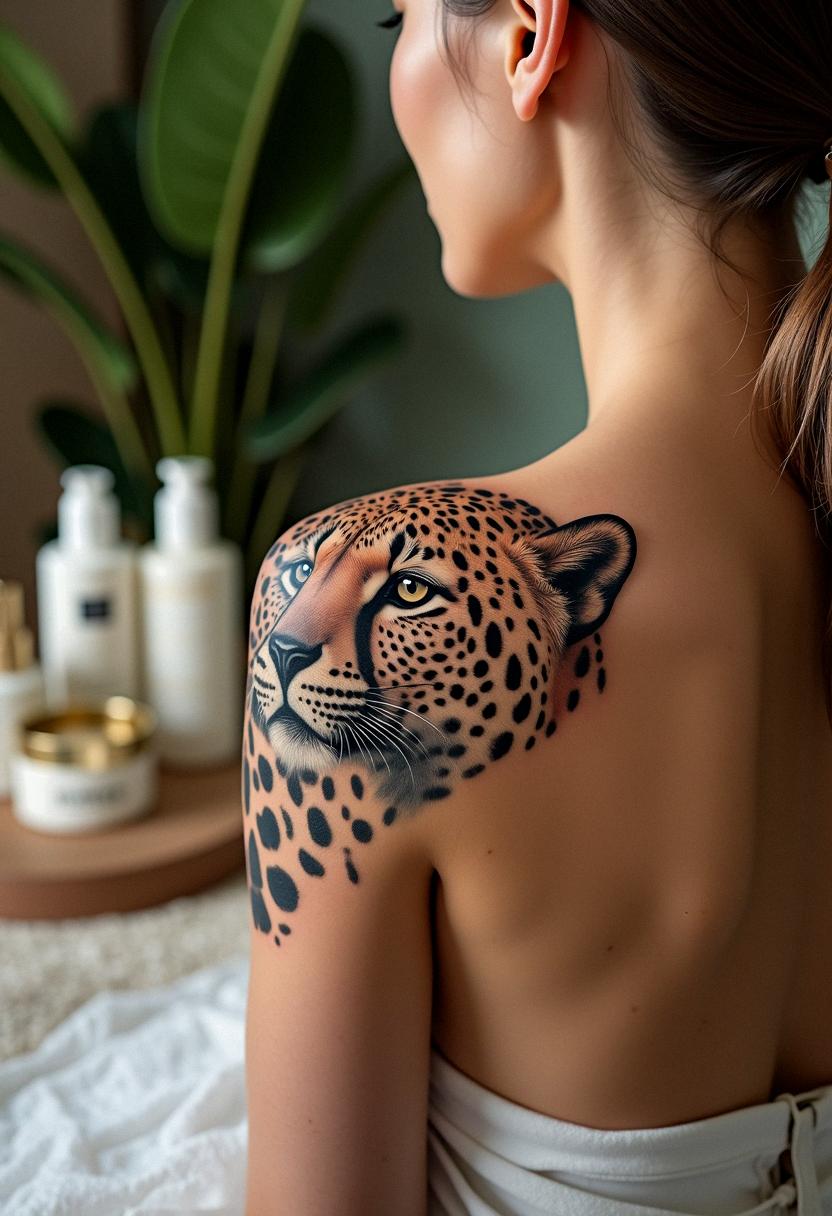 cheetah tattoo