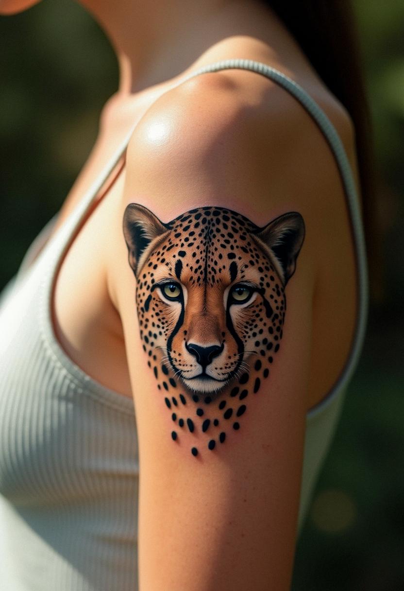cheetah tattoo