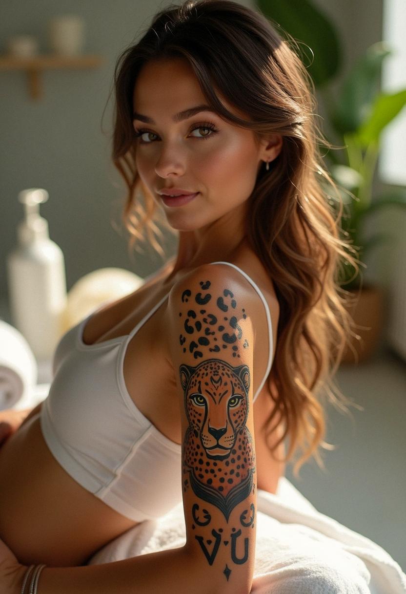 cheetah tattoo