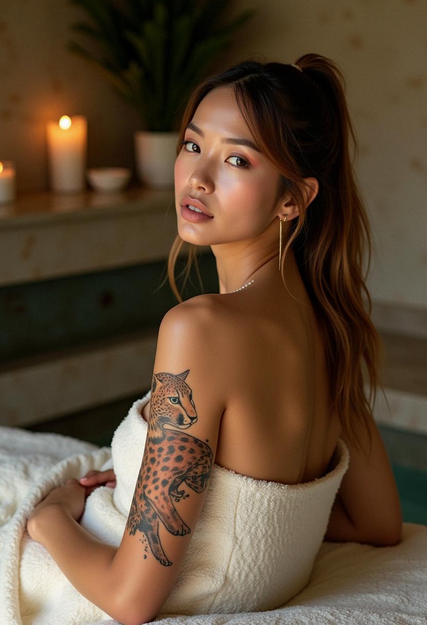 cheetah tattoo