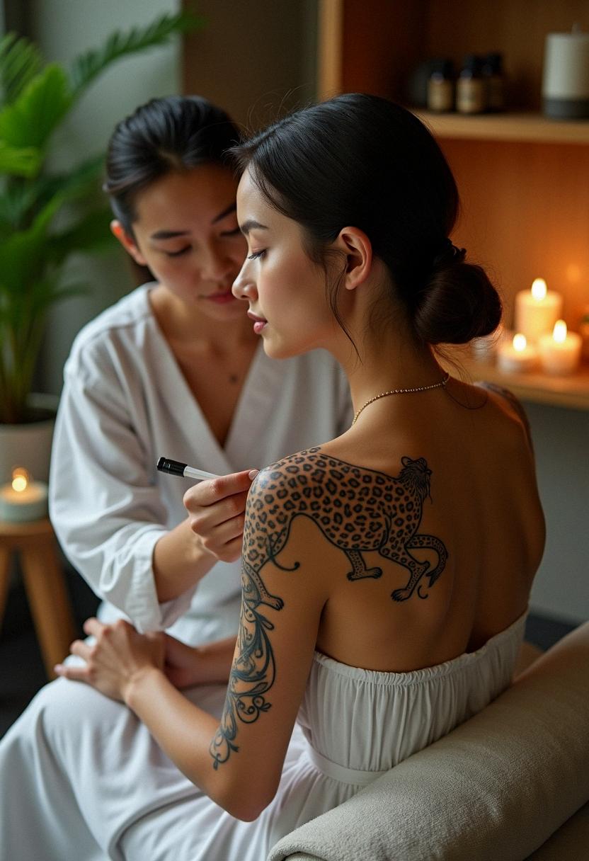 cheetah tattoo