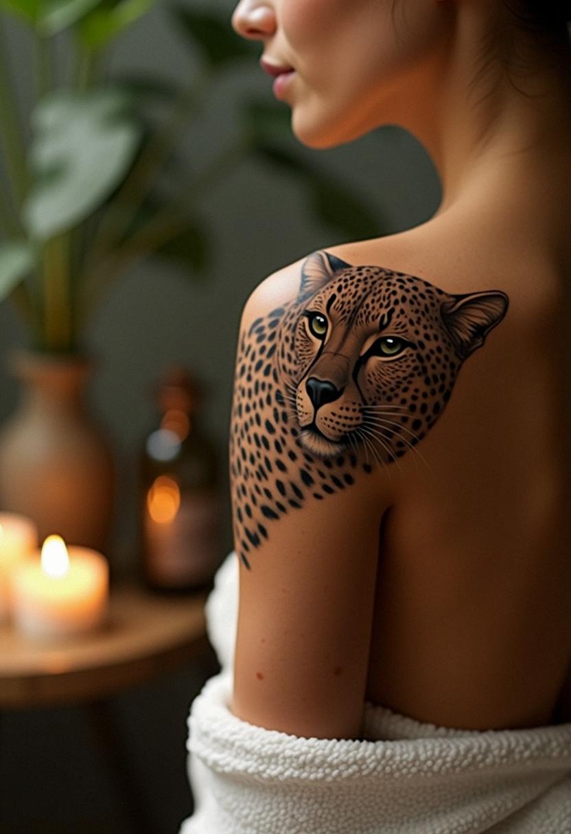 cheetah tattoo