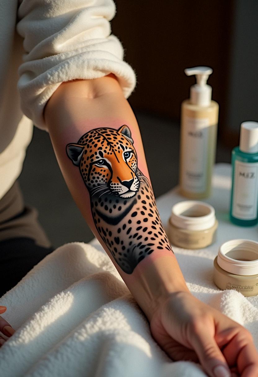 cheetah tattoo