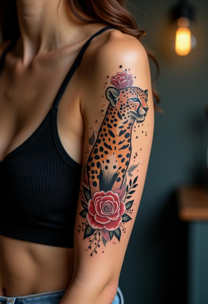 cheetah tattoo