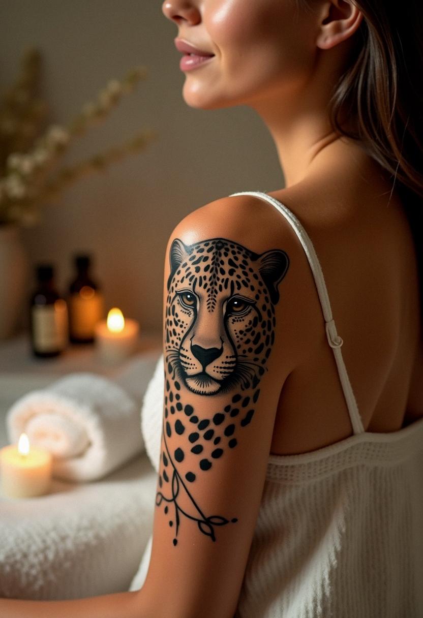 cheetah tattoo