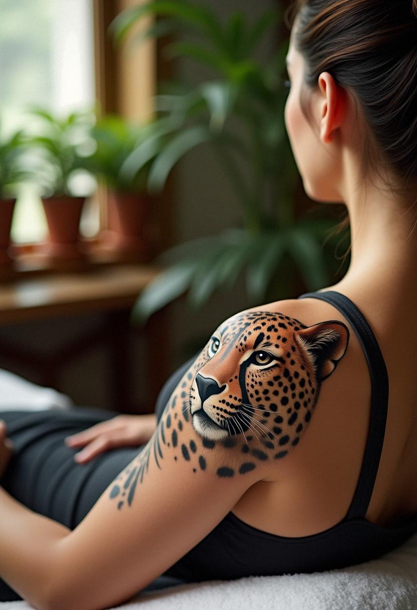 cheetah tattoo