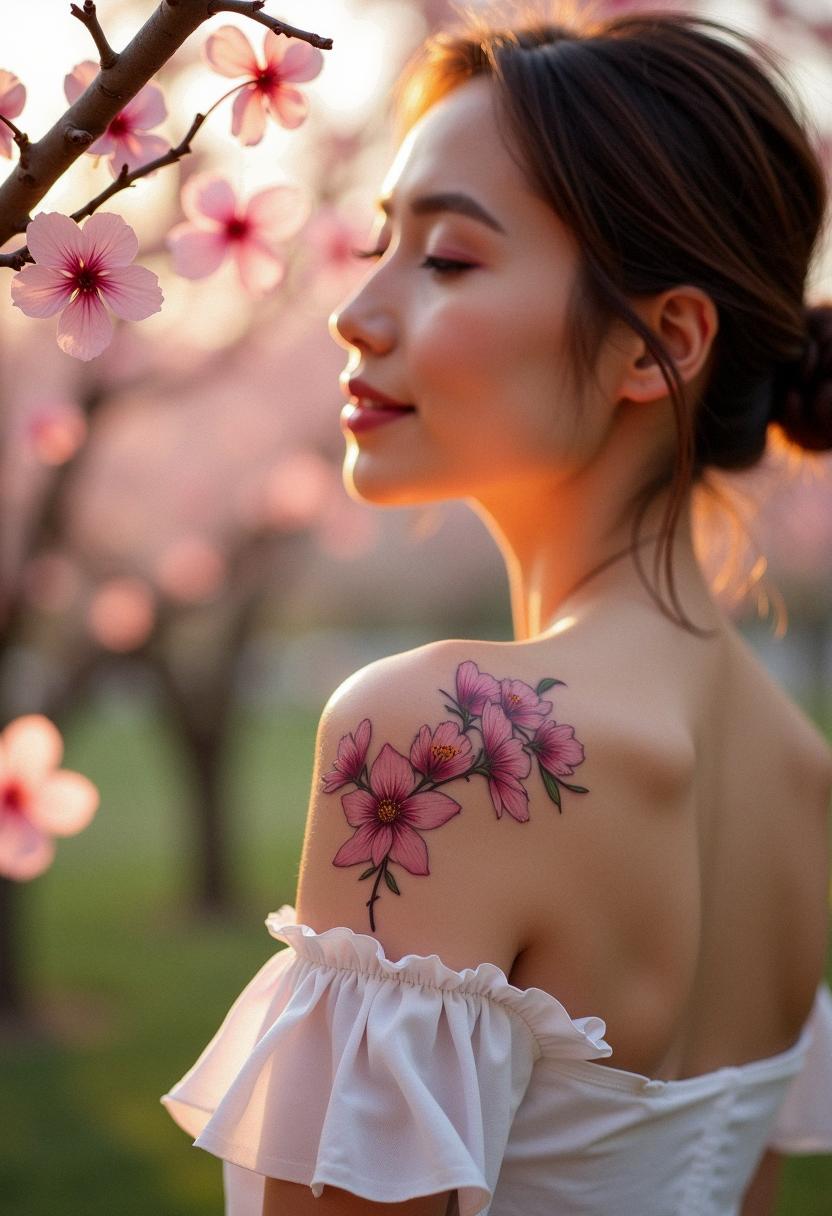 cherry blossom tattoo